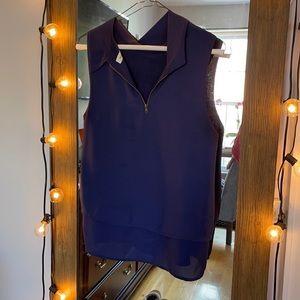 Sleeveless blouse
